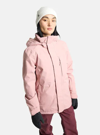 Burton Women s Jet Ridge Jacket Powder Blush Performance Ski Surf
