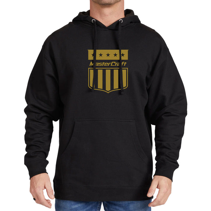 MasterCraft Shield Gold Men's Hooded Sweatshirt Black