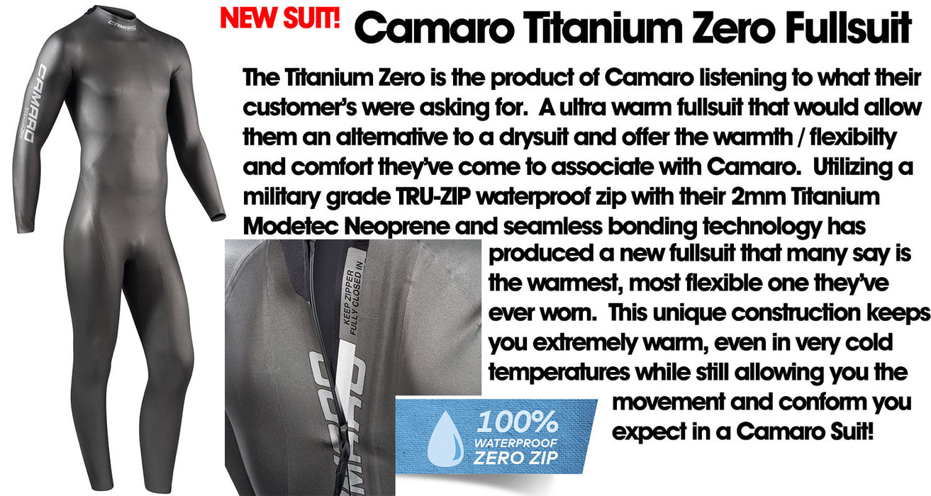 Camaro Titanium Zero Overall Full Wetsuit