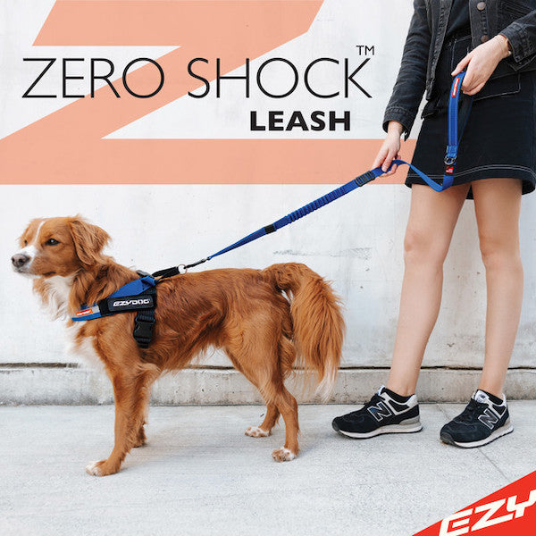 Ezy Dog 48 Zero Shock Leash - Black