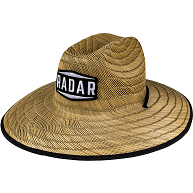 Radar Paddler's Sun Hat - Tan Straw / Wave Nylon - OSFM