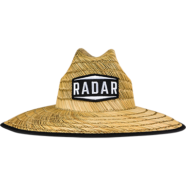Radar Paddler's Sun Hat - Tan Straw / Wave Nylon - OSFM