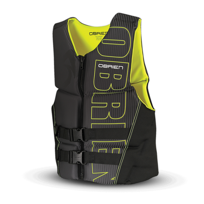 OBrien Flex V Back CGA Wake Vest-Yellow