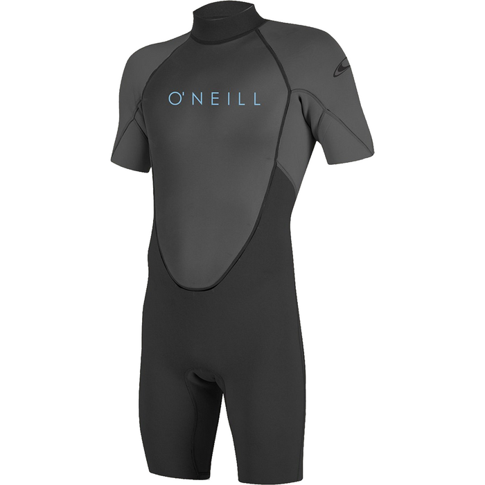 Oneill Youth Reactor-2 2mm Back Zip Short Sleeve Spring Black/Slate