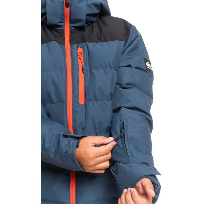 Quiksilver 2023 The Edge Youth Jacket- Blue (BSN0)