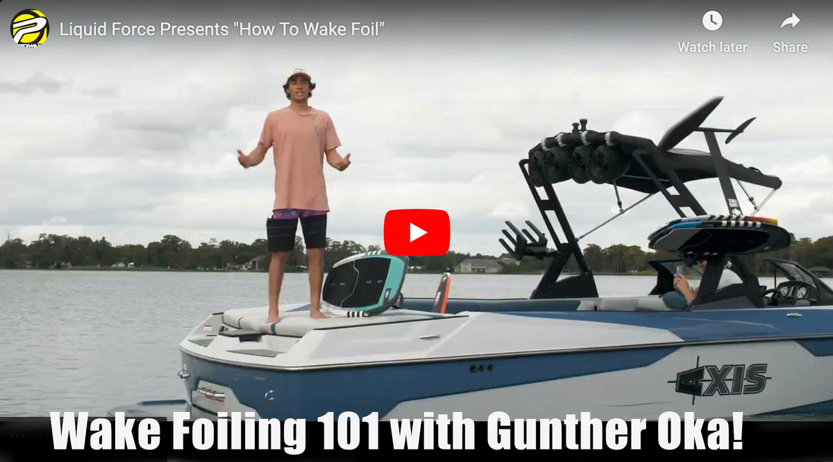 Wake Foiling 101 How to Learn To Wake Foil with Gunther Oka & Liquid