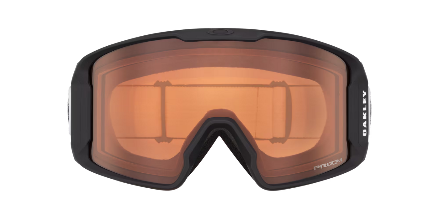 Oakley Line Miner L Matte Black W/ Prizm Snow Persimmon Lenses Goggle