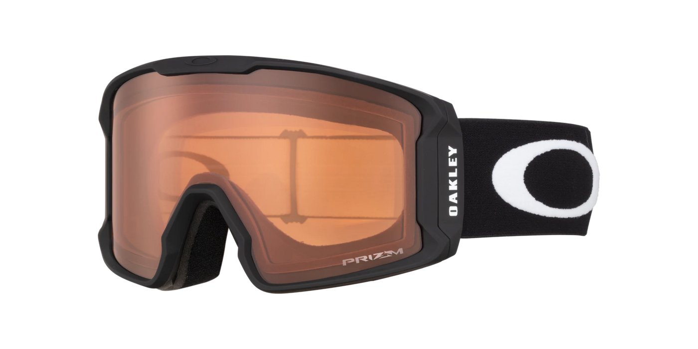 Oakley Line Miner L Matte Black W/ Prizm Snow Persimmon Lenses Goggle