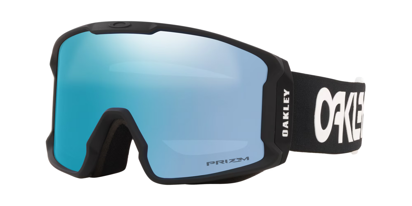Oakley Line Miner L  Factory Pilot Black W/ Prizm Snow Sapphire Iridium Lenses Goggle