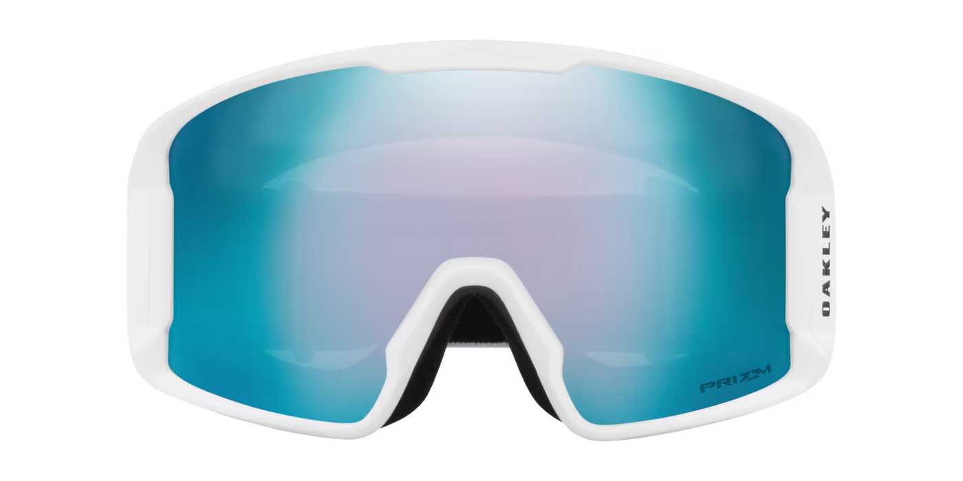 Oakley Line Miner L Matte White W/ Prizm  Snow Sapphire Iridium Lenses Goggle