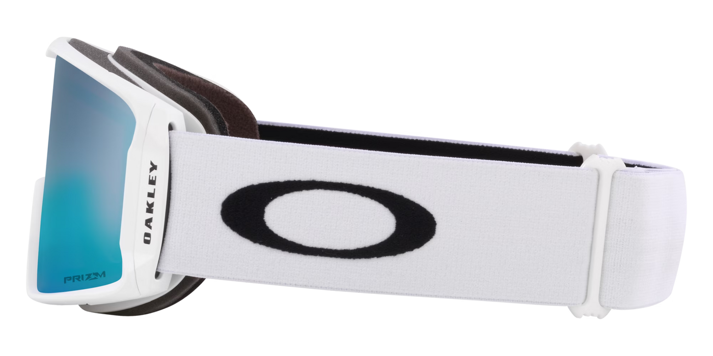 Oakley Line Miner L Matte White W/ Prizm  Snow Sapphire Iridium Lenses Goggle