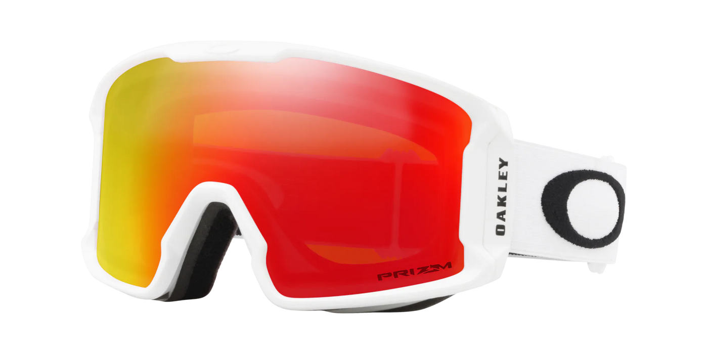 Oakley Line Miner M Matte White W/ Prizm Snow Torch Iridium Lenses Goggle