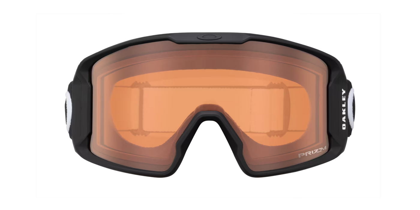 Oakley Line Miner M Matte Black Prizm Snow Persimmon Lenses Goggle