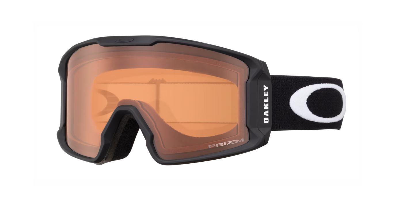 Oakley Line Miner M Matte Black Prizm Snow Persimmon Lenses Goggle