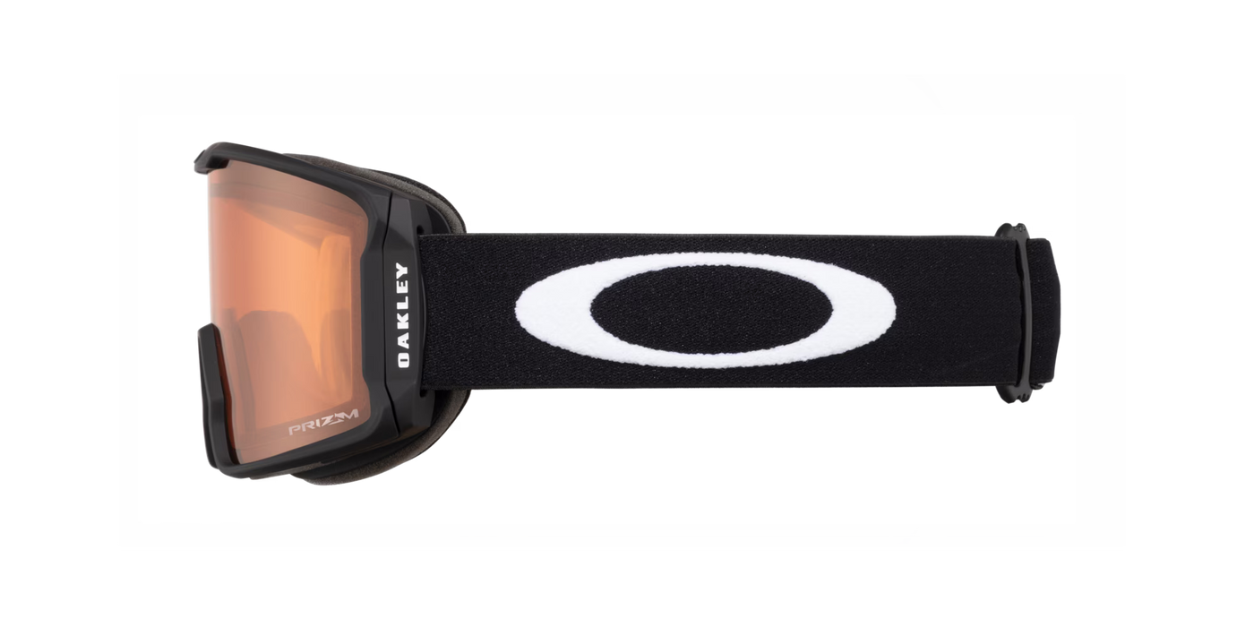 Oakley Line Miner M Matte Black Prizm Snow Persimmon Lenses Goggle