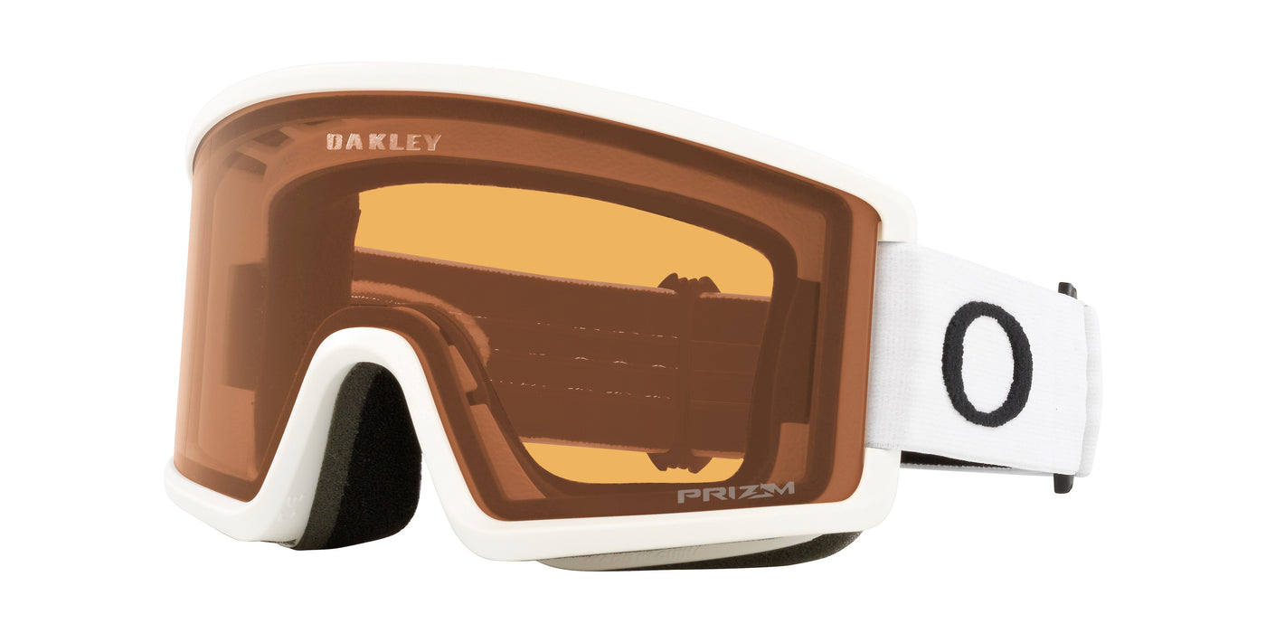 Oakley Target Line L Matte White W/ Prizm Snow Persimmon Lenses Goggle