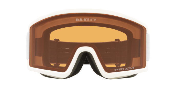 Oakley Target Line L Matte White W/ Prizm Snow Persimmon Lenses Goggle