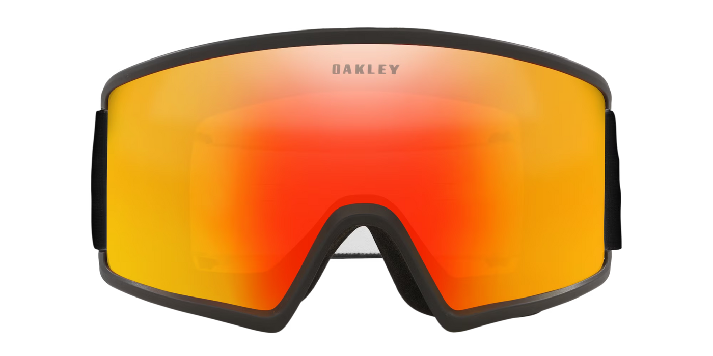 Oakley Target L Matte Black W/ Fire Iridium Lenses Goggle