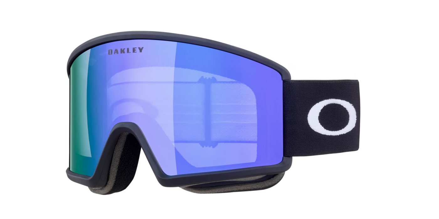 Oakley Target Line L Matte Black W/ Violet Iridium Lenses Goggle
