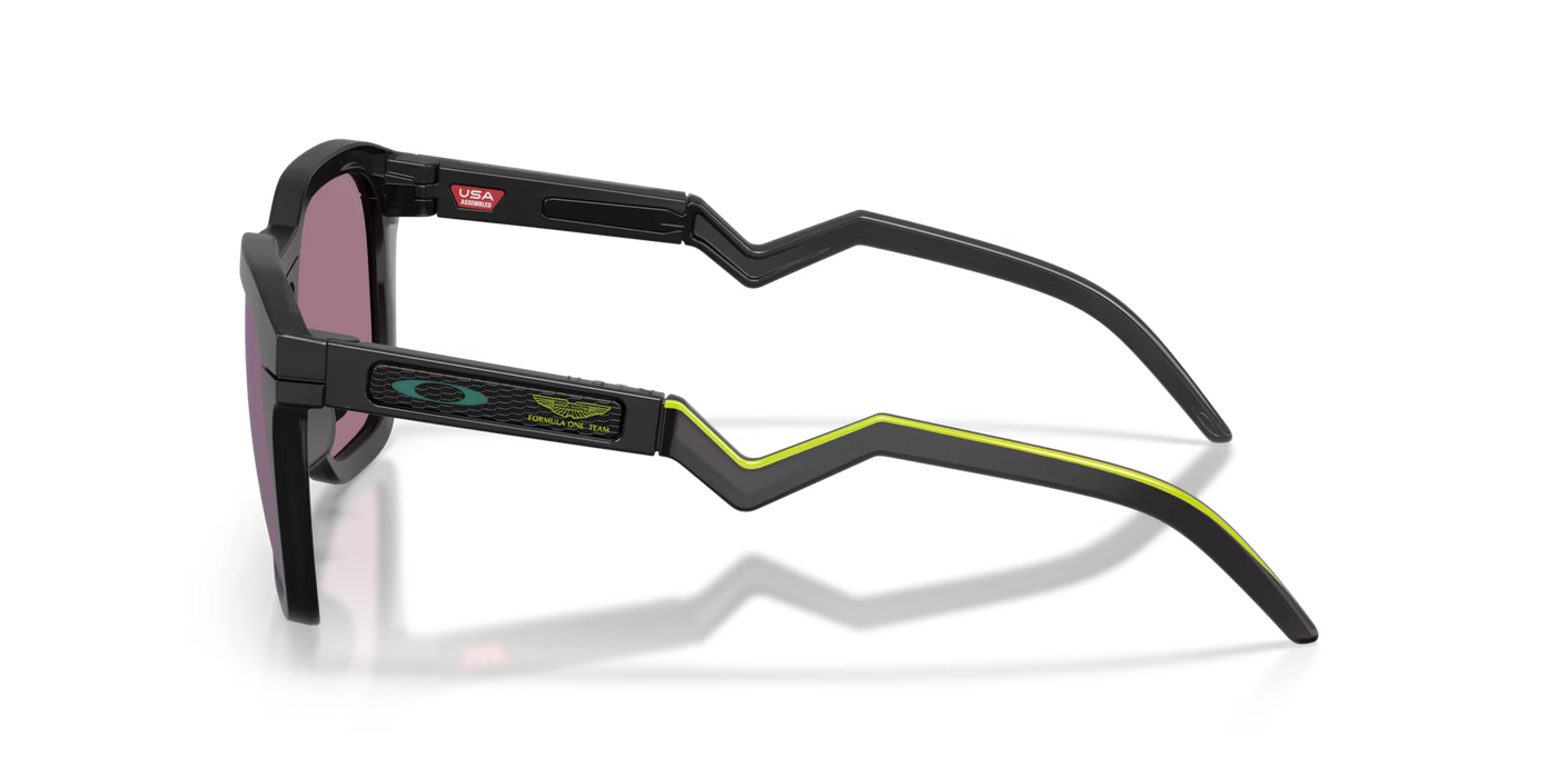 Oakley X Aston Martin Aramco F1® Team HSTN SQ Matte Black Ink W/ Prizm Jade