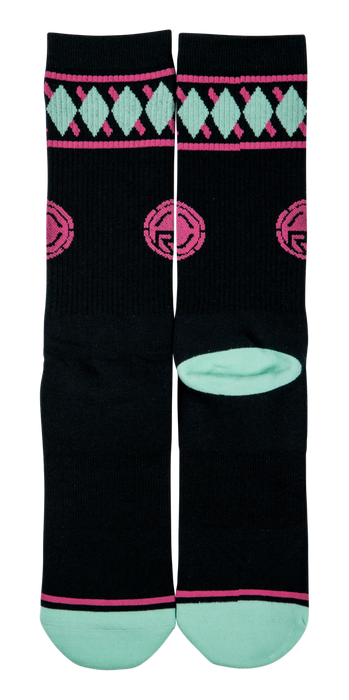 Radar 2023 Crew Socks - Argyle - OSFM