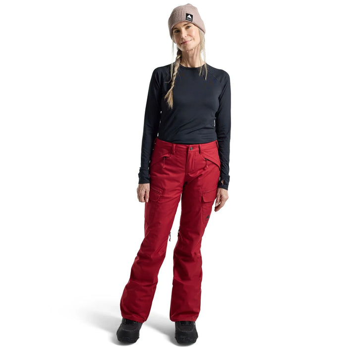 Burton Womens Gloria Snowboard Pant-Deep Red