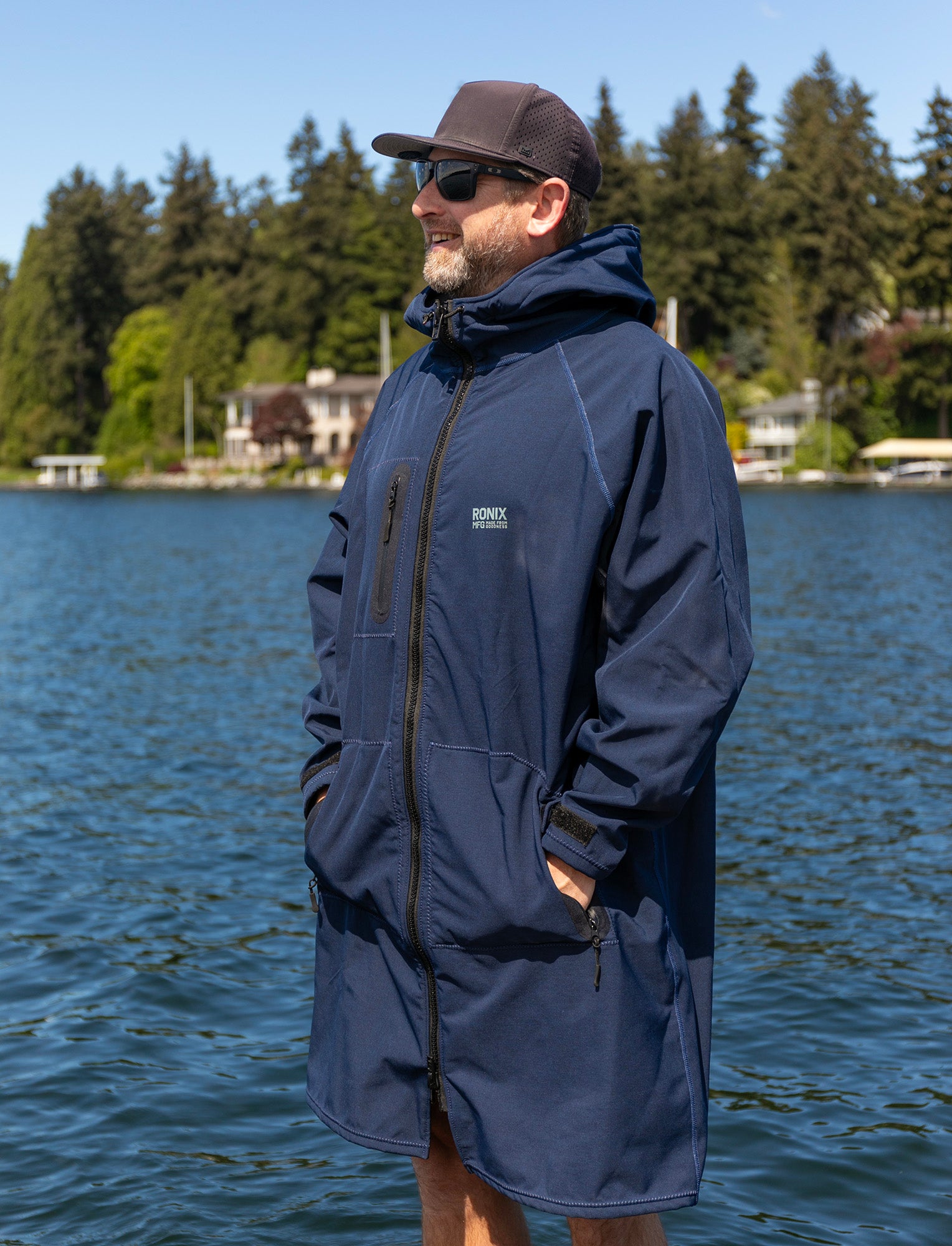 Ronix 2026 Head Honcho Poncho Wet / Dry Zip Up — Performance Ski
