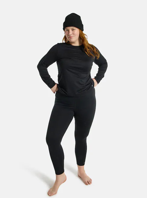 Burton Womens Midweight Base Layer Pant-True Black