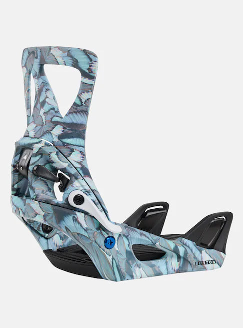 Burton 2025 Step On Binding Womens Blue Butterflies