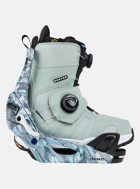 Burton 2025 Step On Binding Womens Blue Butterflies