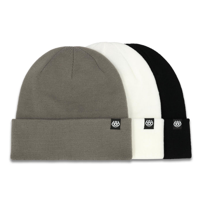 686 STANDARD ROLL UP BEANIE - 3 PK - Assorted