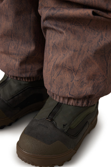 686 MENS 686 DOJO 20K PANT - Brown Crinkle Wash