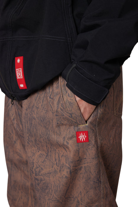 686 MENS 686 DOJO 20K PANT - Brown Crinkle Wash