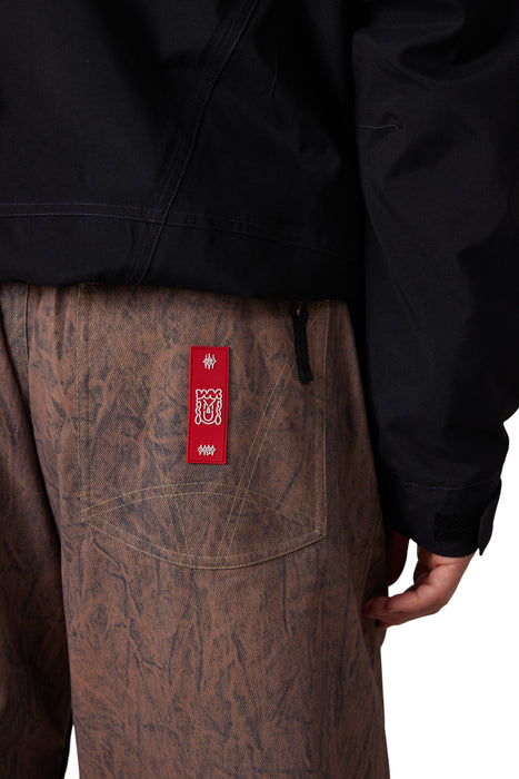 686 MENS 686 DOJO 20K PANT - Brown Crinkle Wash