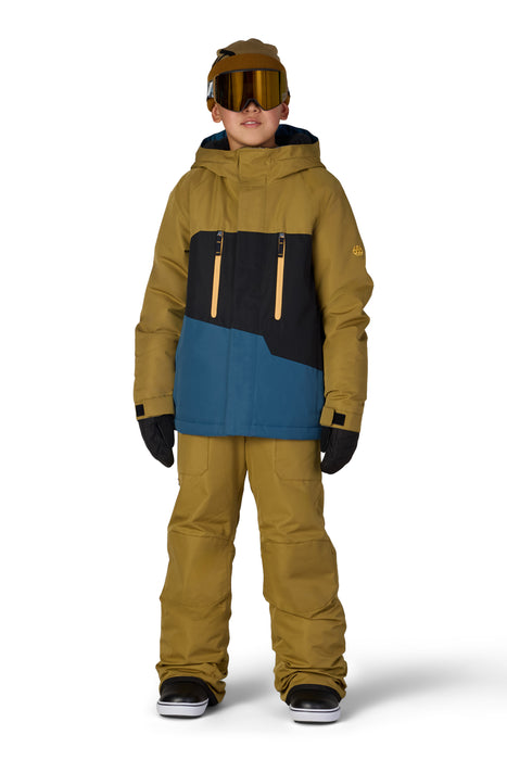 686 BOYS GEO INSULATED JACKET - Bronze Colorblock