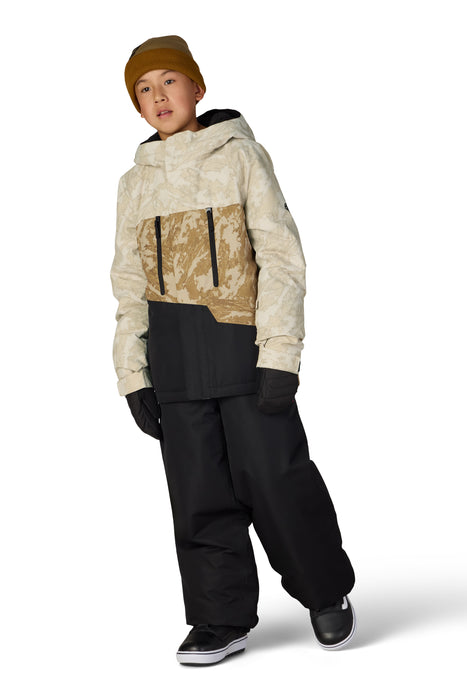 686 BOYS GEO INSULATED JACKET - Limestone Scratch Colorblock