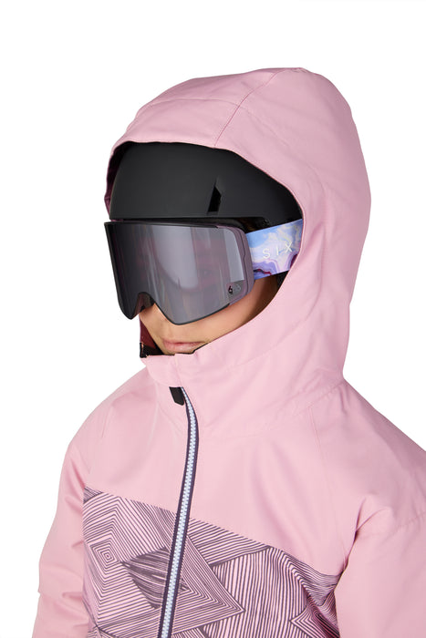 686 GIRLS ATHENA INSULATED JACKET - Smokey Lilac Colorblock