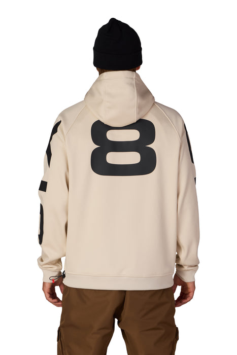 686 MENS BONDED FLEECE HOODY - Limestone