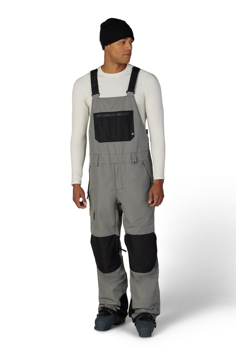 686 MENS HOT LAP INSULATED BIB - Rhino Grey Colorblock