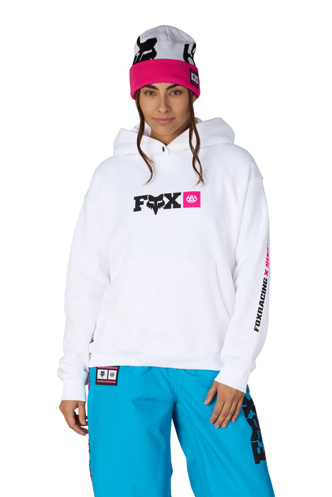686 WMNS FOX RACING PREM HW HOODY - Fox White