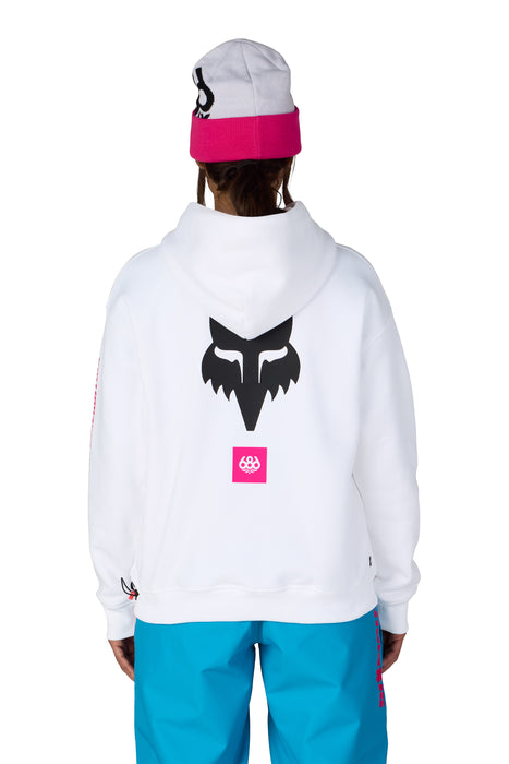 686 WMNS FOX RACING PREM HW HOODY - Fox White