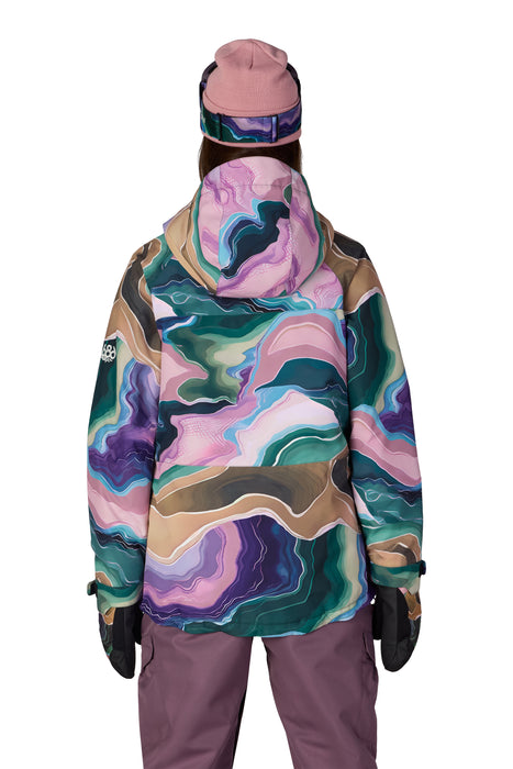 686 WOMENS ATHENA INSULATED JACKET - Moss Green Sedimentary