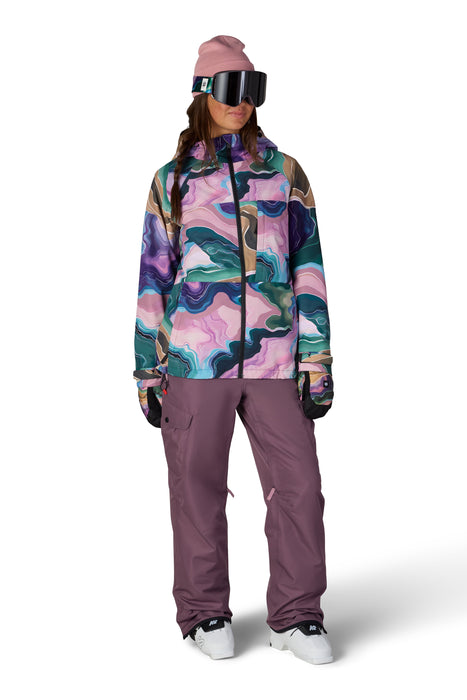 686 WOMENS ATHENA INSULATED JACKET - Moss Green Sedimentary