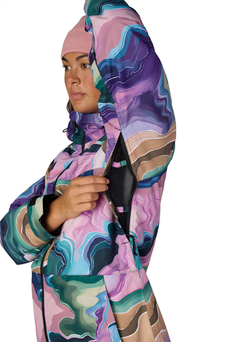 686 WOMENS ATHENA INSULATED JACKET - Moss Green Sedimentary
