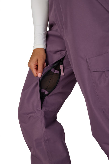 686 WMNS AURA INSULATED CARGO PANT - Black Plum