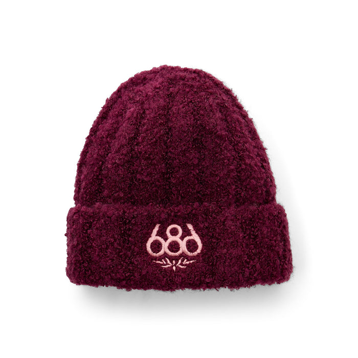686 WOMENS FUZZY BEANIE - Black Plum