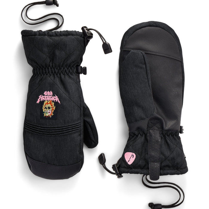 686 WOMENS JUBILEE MITT - Metallica Black Denim