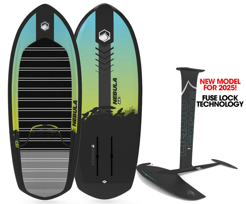 Liquid Force Nebula 4'2" with New Carbon Horizon 1550 Fuselock Foil