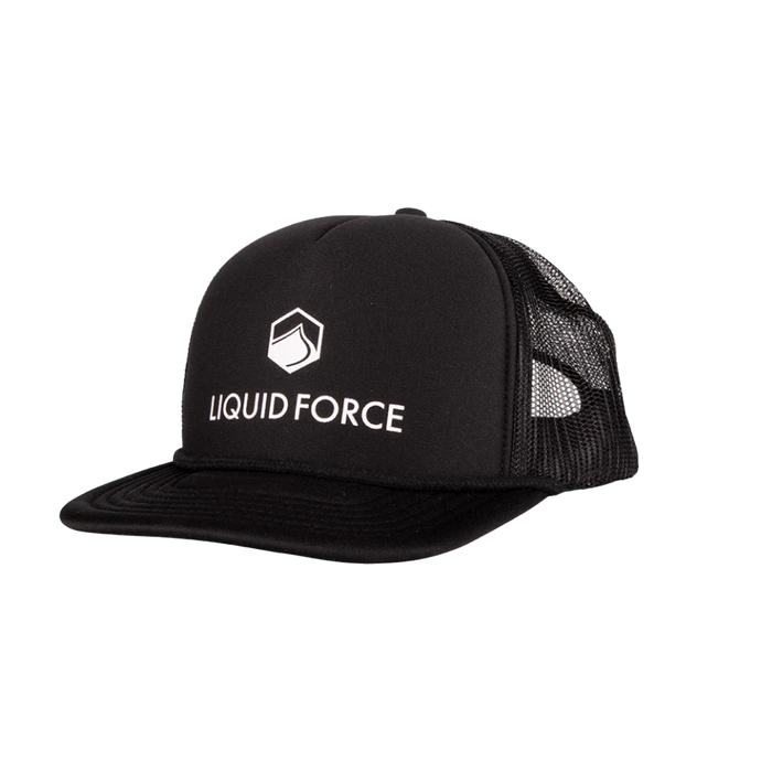 Liquid Force 2025 Corporate Logo - Black 5 Panel Foam Trucker Snapback