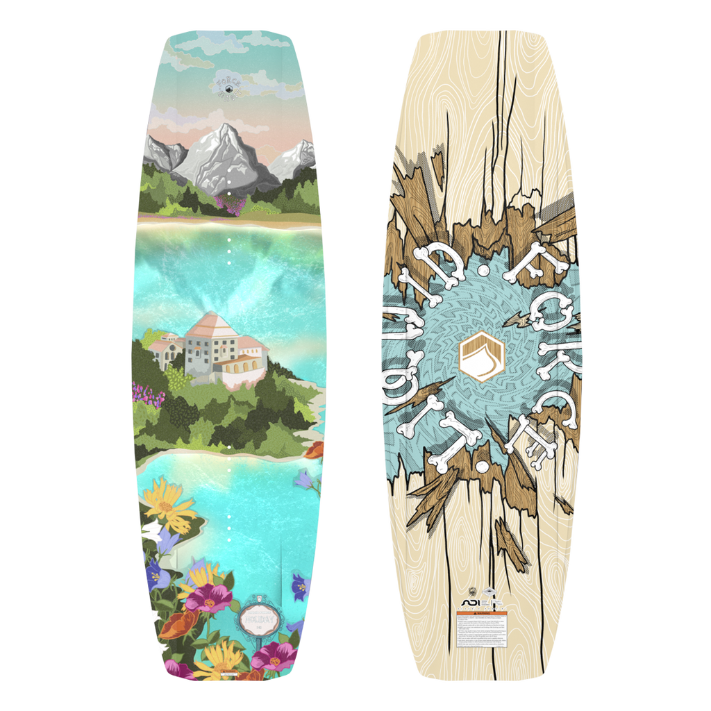 Hydroslide Edge Jr Wakeboard, 122cm with Liquid deals force Mellissa Bindings. Sz 5.5